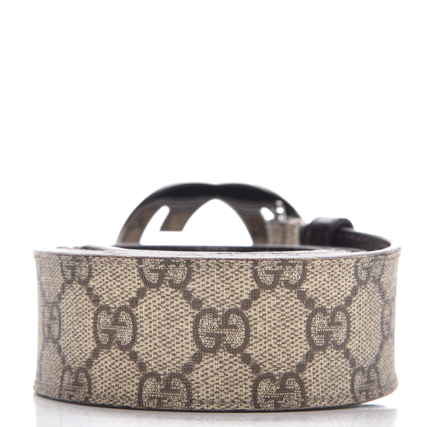 GG Plus Monogram Interlocking G Belt 90 36 Dark Brown