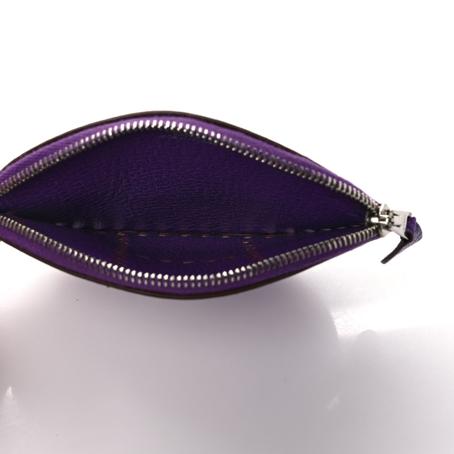 Hermes Chevre Mysore Evelyne Coin Purse Parma 5 of 7