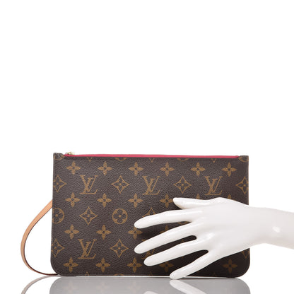 Louis Vuitton Monogram Neverfull MM GM Pochette Pivoine 2 of 8