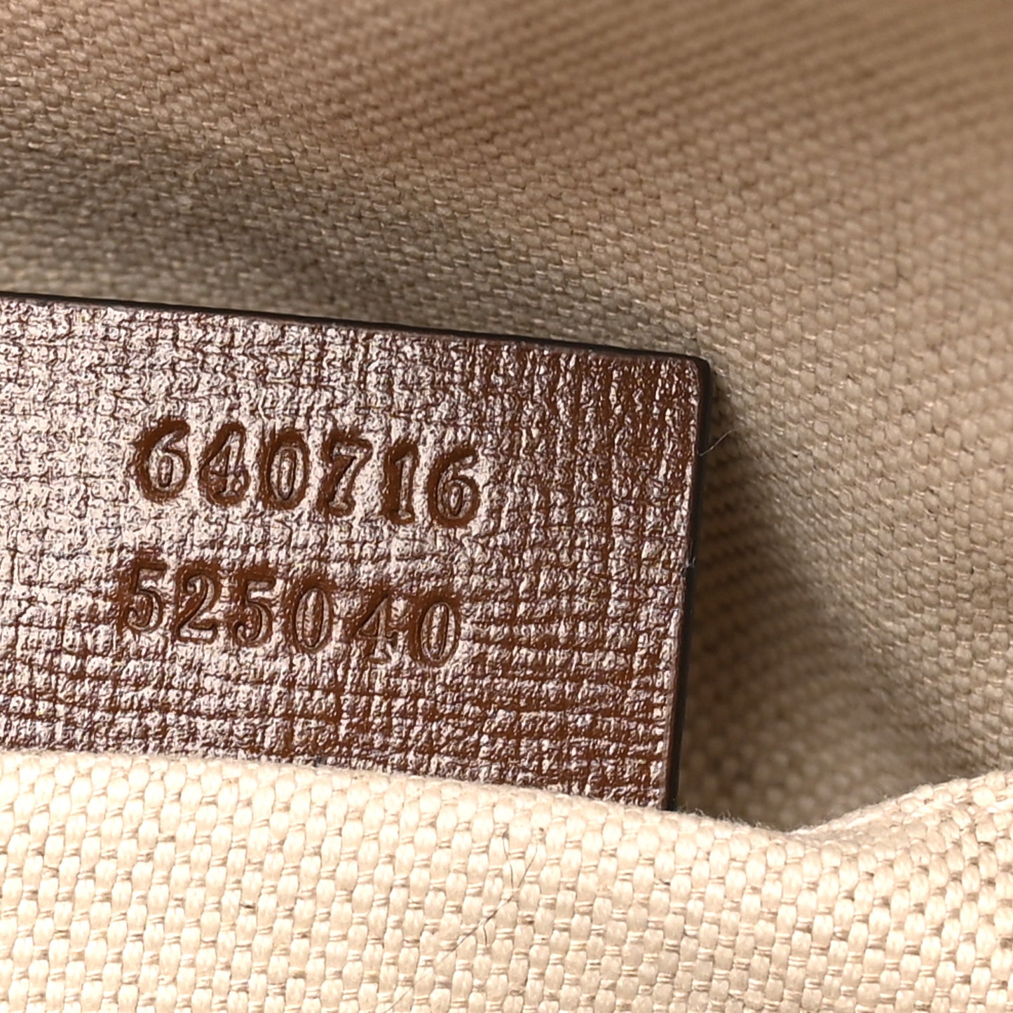 GG Supreme Monogram Azalea Calfskin Mini Horsebit 1955 Top Handle Bag Beige Ebony Brown Sugar