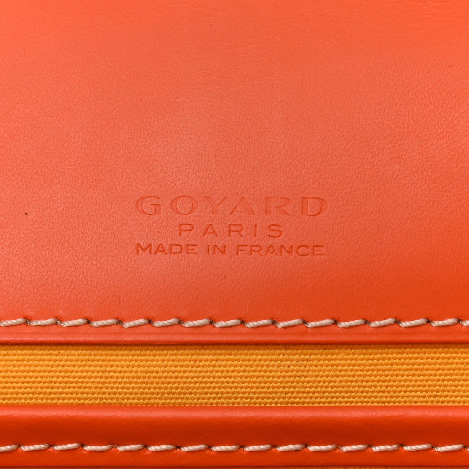 Goyard Goyardine Belvedere II PM Messenger Bag Orange 6 of 9