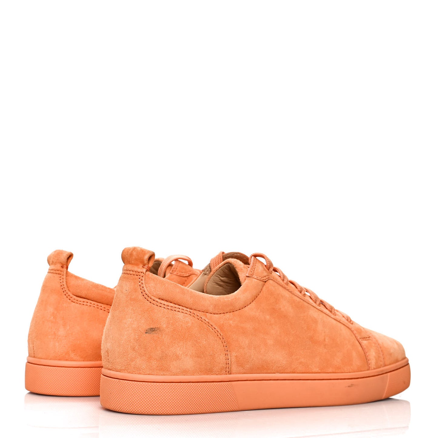 Veau Velours Mens Louis Junior Flat Sneakers 44 Melon