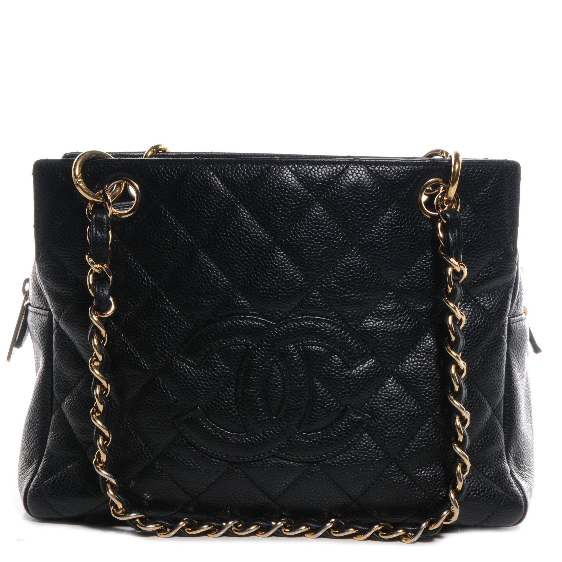 Chanel Caviar Quilted Petit Timeless Tote PTT Black 1 of 8