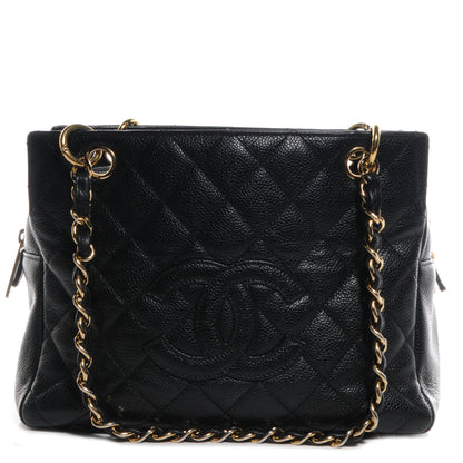 Chanel Caviar Quilted Petit Timeless Tote PTT Black 1 of 8