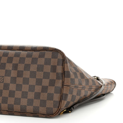 Louis Vuitton Damier Ebene Neo Neverfull MM Rose Ballerine 11 of 14
