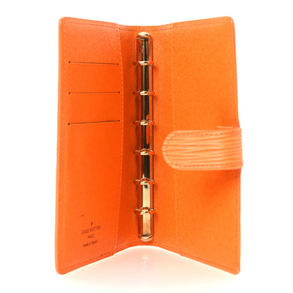 Louis Vuitton Epi Small Ring Agenda Cover Mandarin 5 of 11