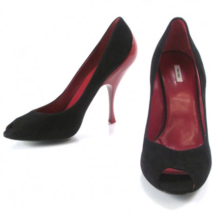 Miu Miu Suede Pop Pumps 39 1 of 6