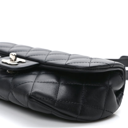 Chanel Calfskin Quilted CC Uniform Flap Belt Bag Black 9 of 9