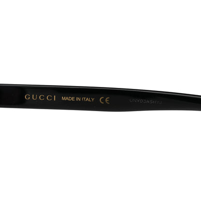 Gucci Crystal Square Frame GG Sunglasses GG0418S Black Pink 6 of 7