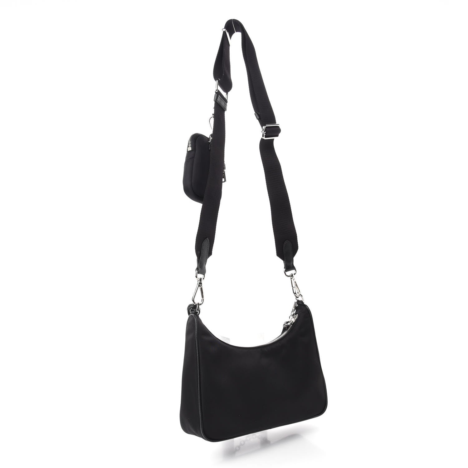 Prada Nylon Re-Edition 2005 Shoulder Bag Black 3 of 10