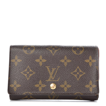 Louis Vuitton Monogram Porte-Monnaie Tresor Wallet 1 of 11