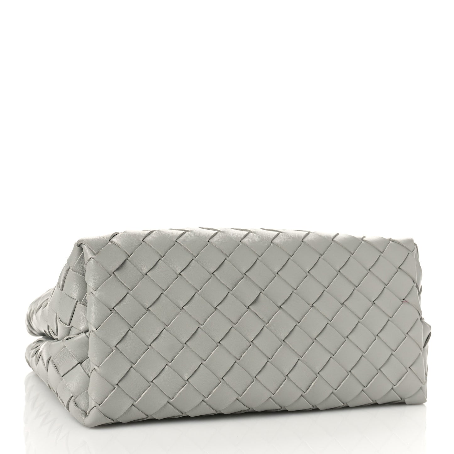 Nappa Intrecciato Small Andiamo Shoulder Bag Agate Grey
