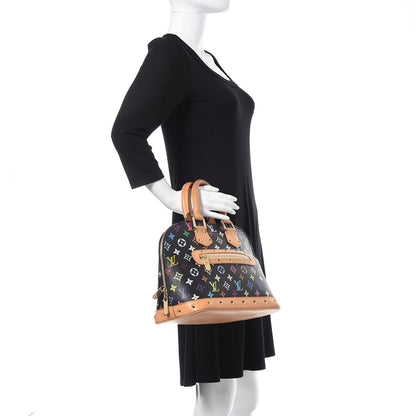 Louis Vuitton Monogram Multicolor Alma Black 2 of 12