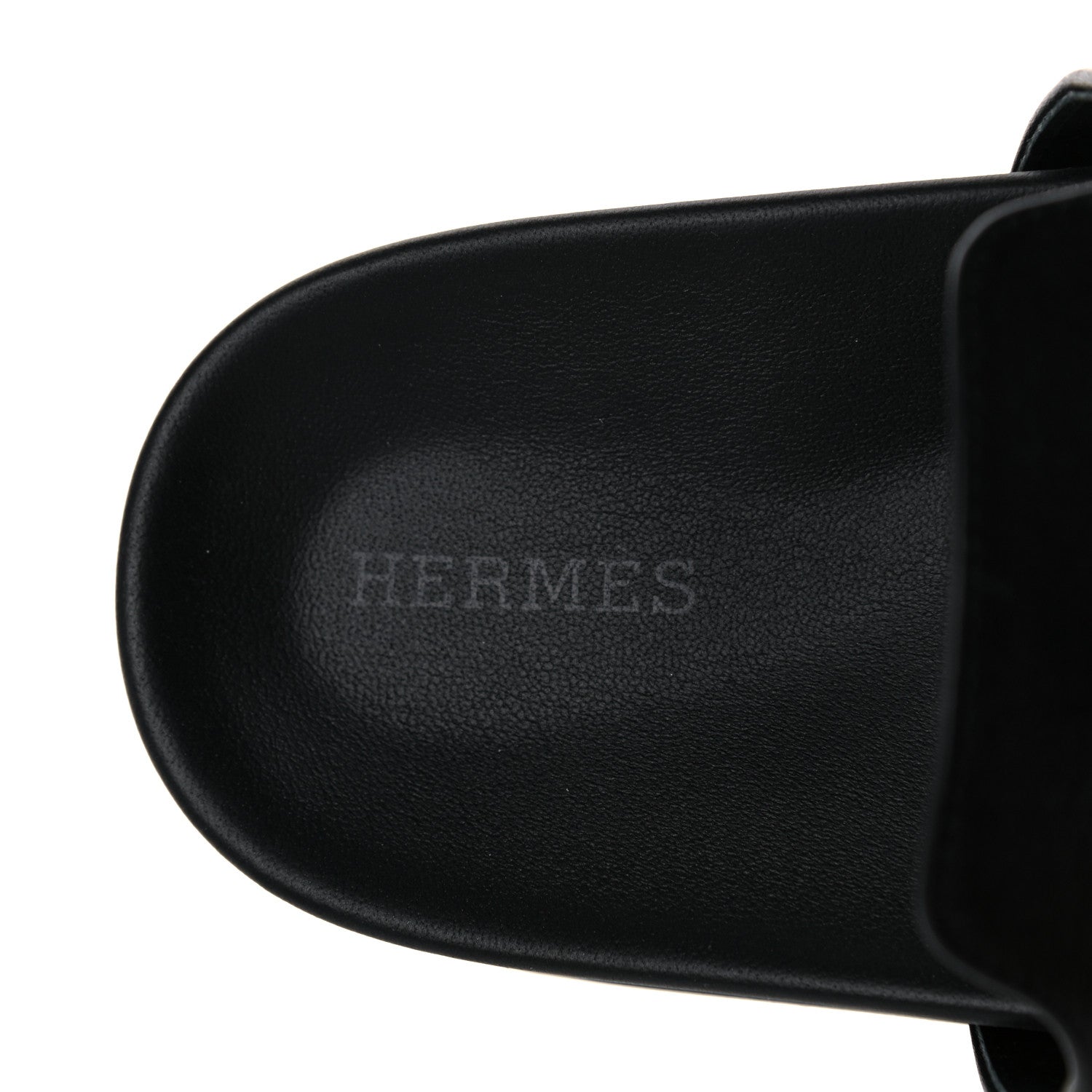 Hermes Calfskin Womens Empire Sandals 38.5 Black 7 of 12