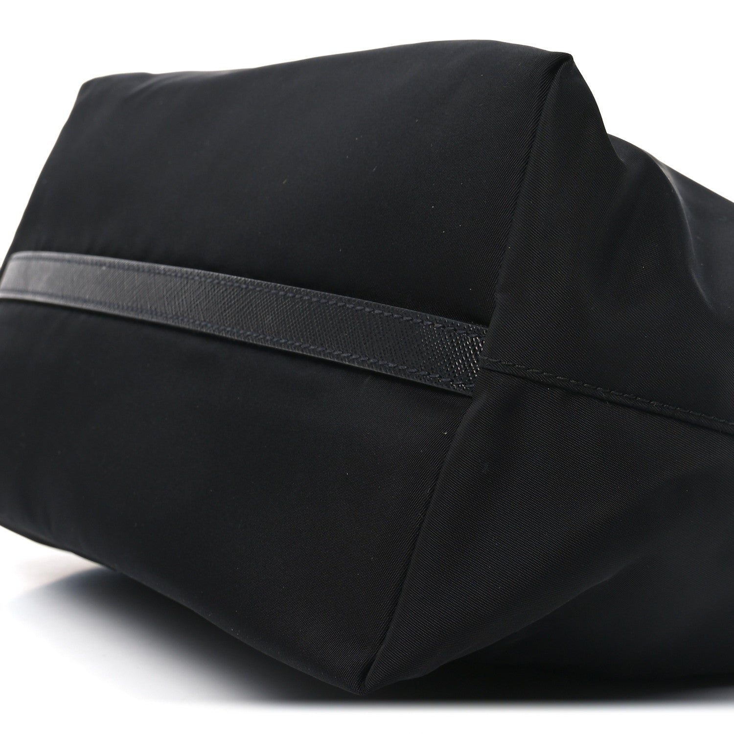 Prada Tessuto Nylon Saffiano Shopping Tote Black 10 of 10