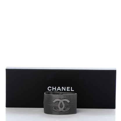 Chanel Metal Mesh CC Bracelet M Ruthenium 4 of 4