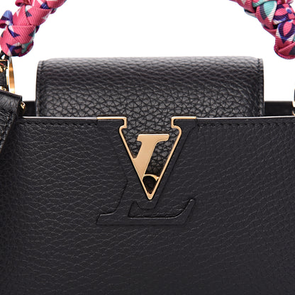 Louis Vuitton Taurillon Braided Capucines Mini Black 12 of 12