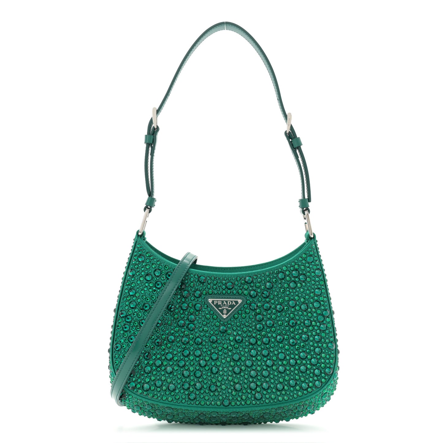 Satin Crystal Cleo Adjustable Strap Shoulder Bag Mango