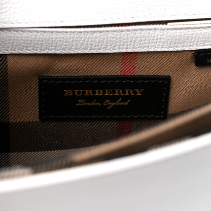 Burberry Grainy Calfskin Broguing Tassel Small Macken Crossbody Bag Chalk White 6 of 14