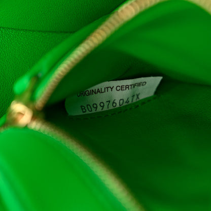 Bottega Veneta Patent Maxi Intrecciato Cassette Crossbody Bag Parakeet 7 of 10