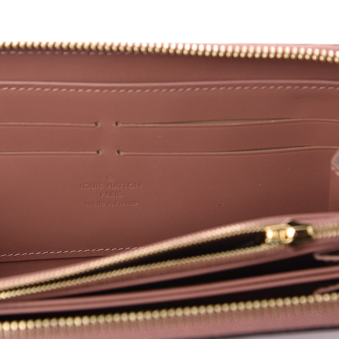Vernis Zippy Wallet Rose Velours