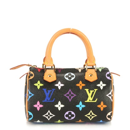 Louis Vuitton Monogram Multicolor Mini Sac HL Speedy Black 1 of 7
