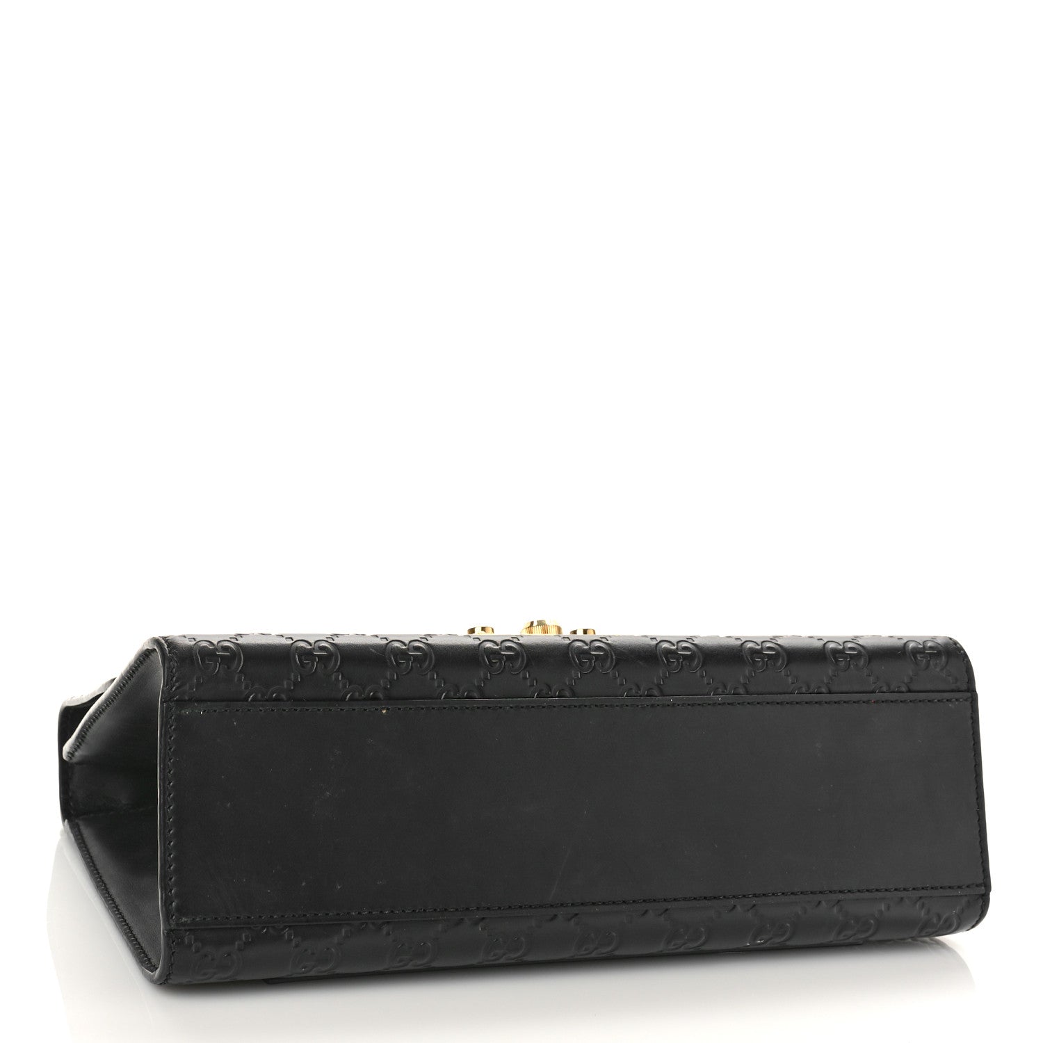 Gucci Guccissima Medium Padlock Shoulder Bag Black 4 of 13