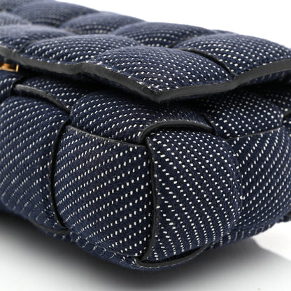 Bottega Veneta Denim Maxi Intrecciato Padded Cassette High Frequency Crossbody Bag Indigo 10 of 10