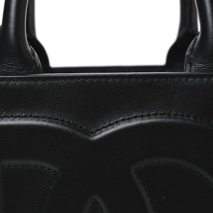 Dolce & Gabbana DOLCE GABBANA Calfskin Mini DG Daily Shopper Tote Black 6 of 10