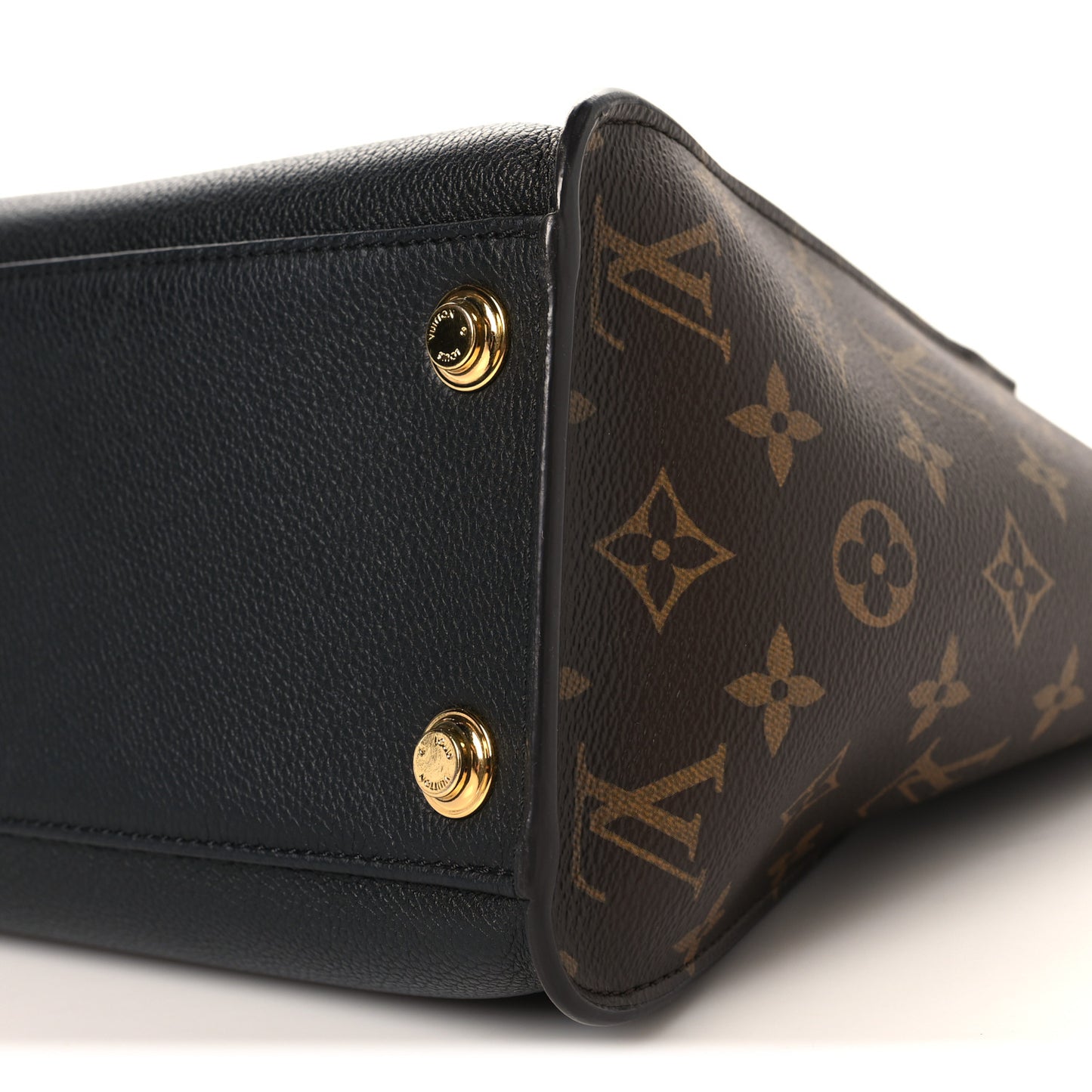 Calfskin Monogram On My Side Black
