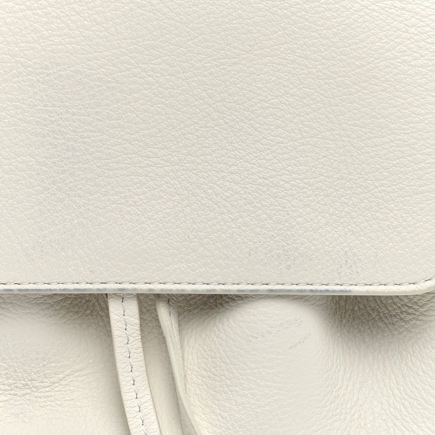 Calfskin Mini Lady Bag White