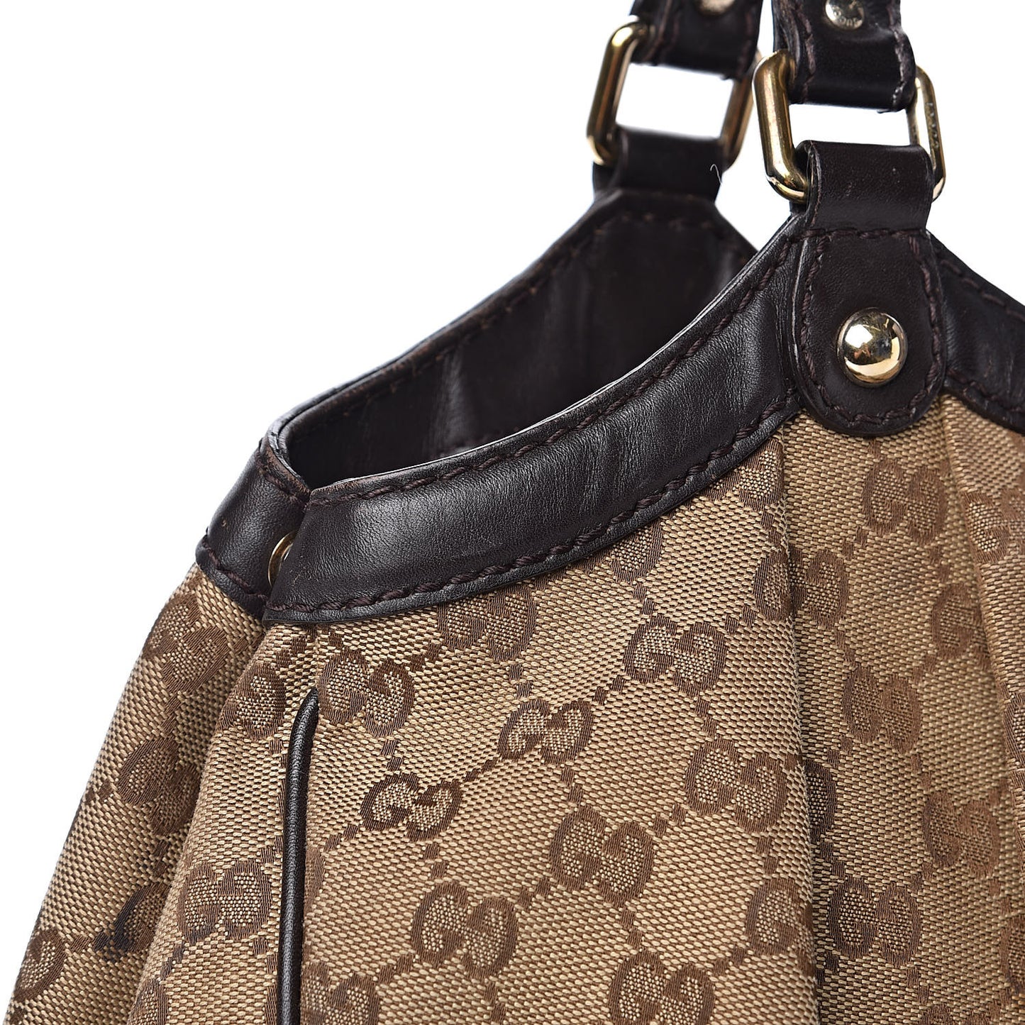 Monogram Medium Sukey Tote Beige Ebony Black