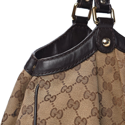 Gucci Monogram Medium Sukey Tote Beige Ebony Black 16 of 21