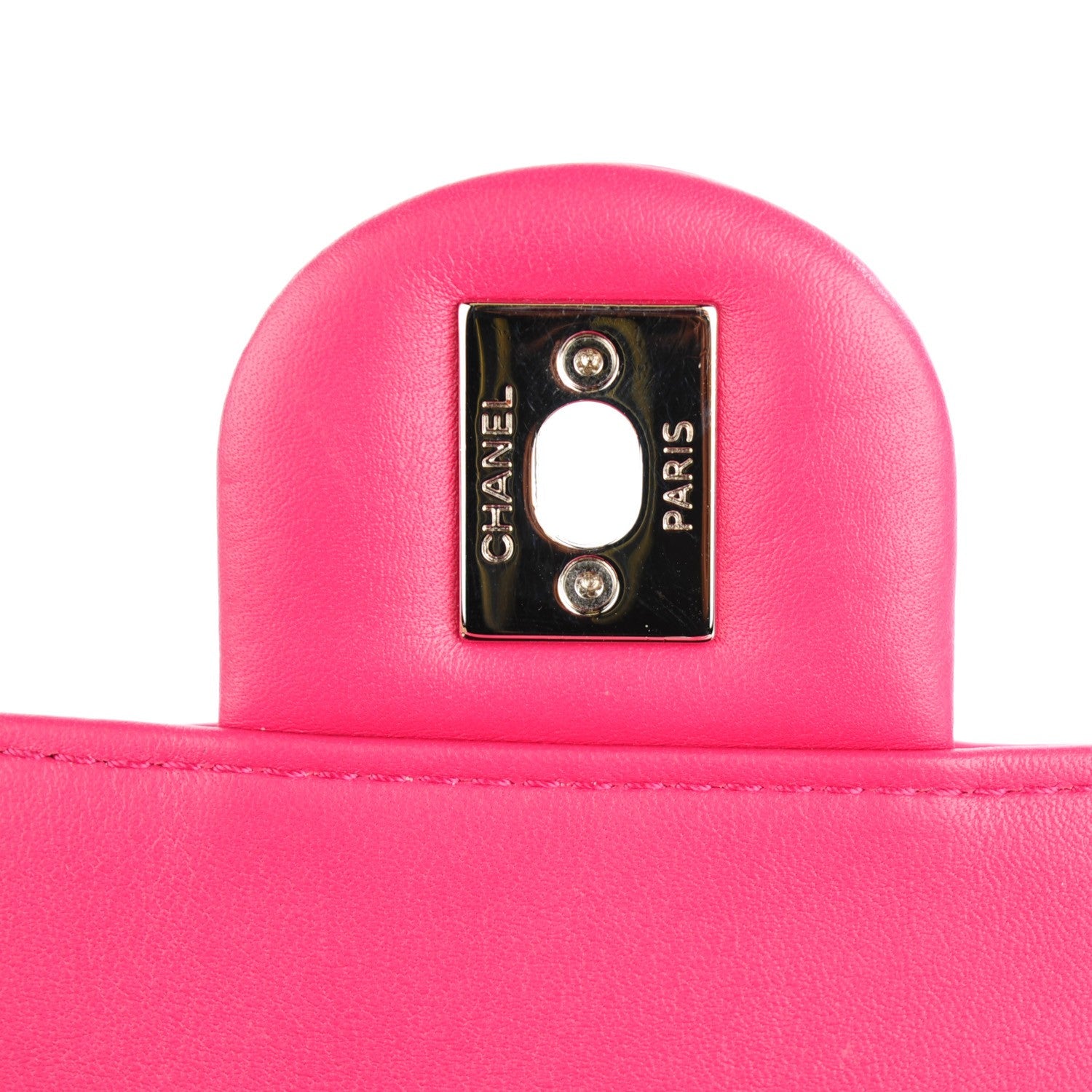 Chanel Patent Quilted Small Coco Shine Flap Pink 6 of 8