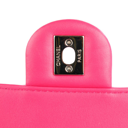 Chanel Patent Quilted Small Coco Shine Flap Pink 6 of 8