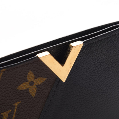 Louis Vuitton Monogram Calfskin Kimono Card Holder Black 7 of 8