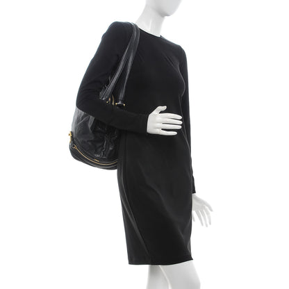 Chloe Calfskin Cary Zipped Shoulder Bag Black 2 of 15