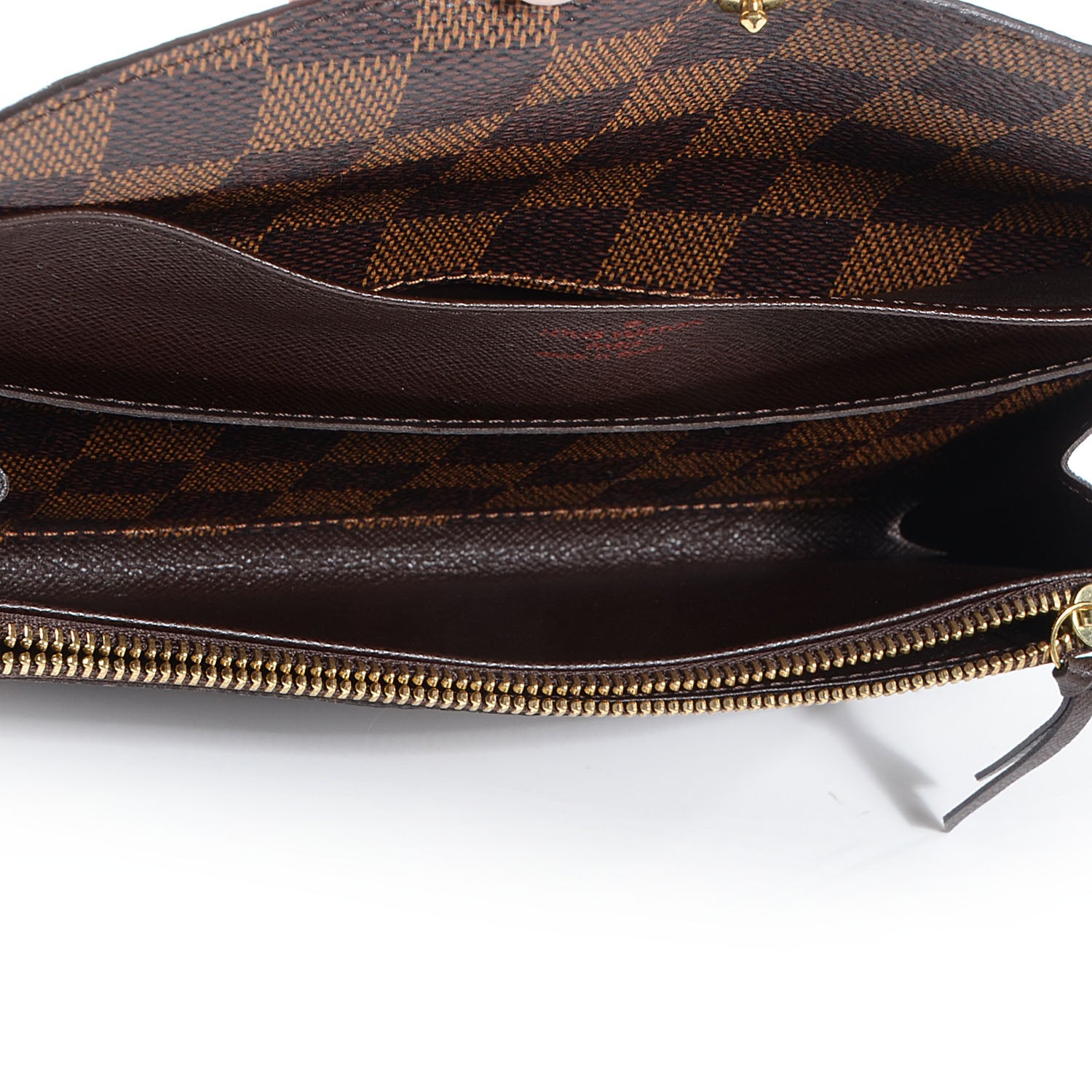 Louis Vuitton Damier Ebene Emilie Wallet 5 of 8