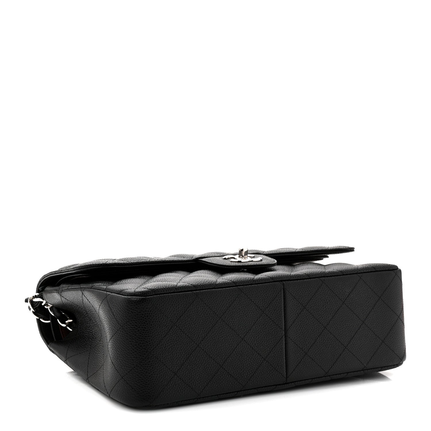 Chanel Caviar Quilted Jumbo Double Flap Black 4 of 11