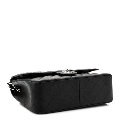 Chanel Caviar Quilted Jumbo Double Flap Black 4 of 11