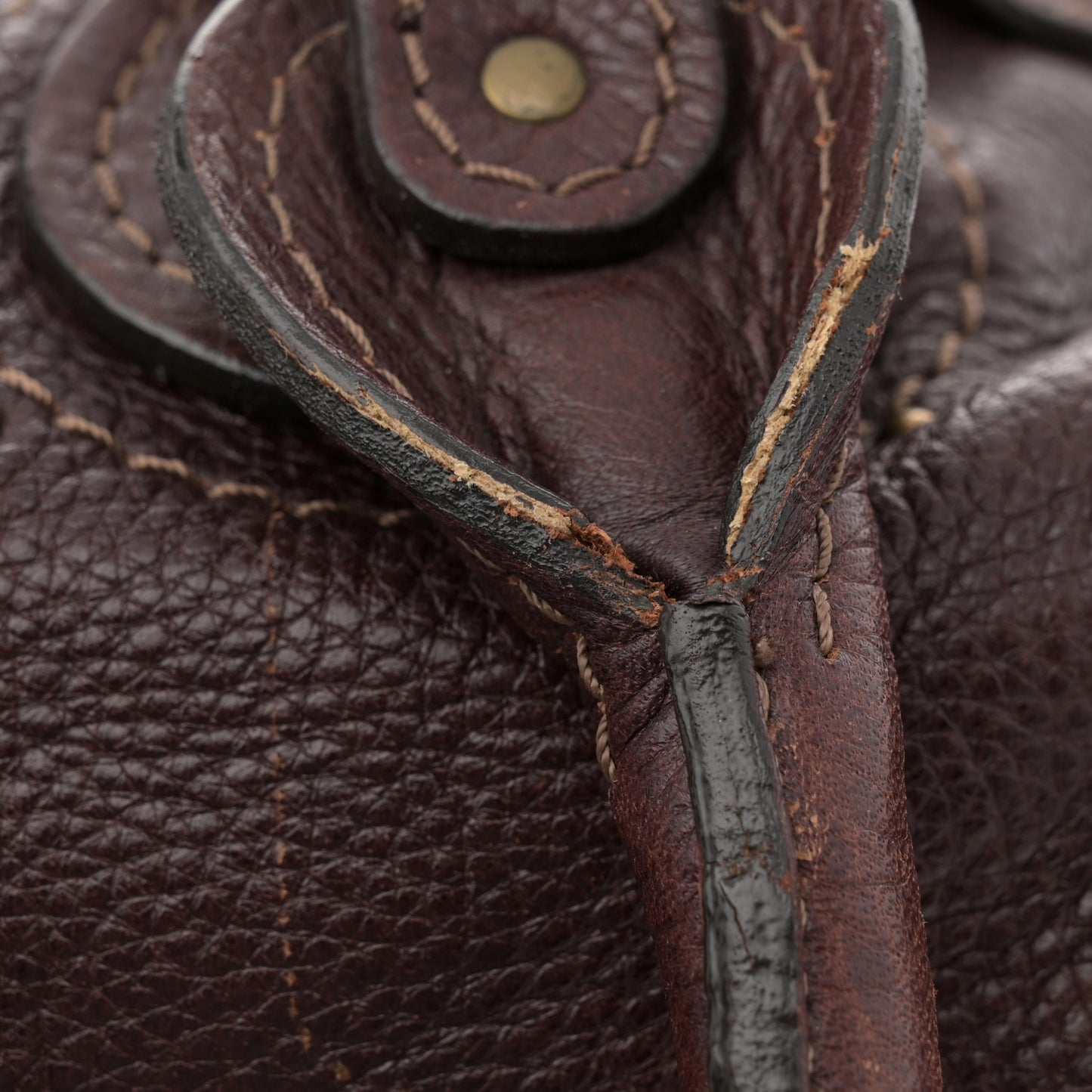 Calfskin Medium Paddington Satchel Chocolate