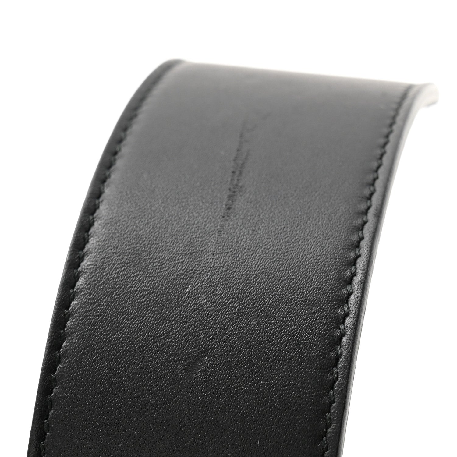 Gucci Calfskin Crystal Double G 40mm Belt 90 36 Black 6 of 8