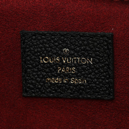 Louis Vuitton Empreinte Monogram Giant Speedy Bandouliere 25 Black Beige 6 of 9