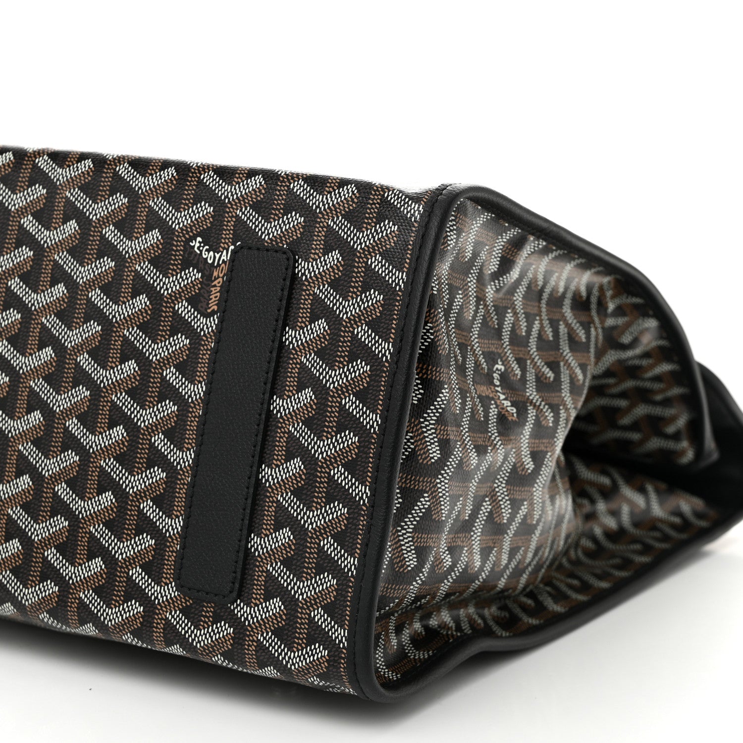 Goyard Goyardine Saint Leger Soft Briefcase Backpack Black 9 of 9