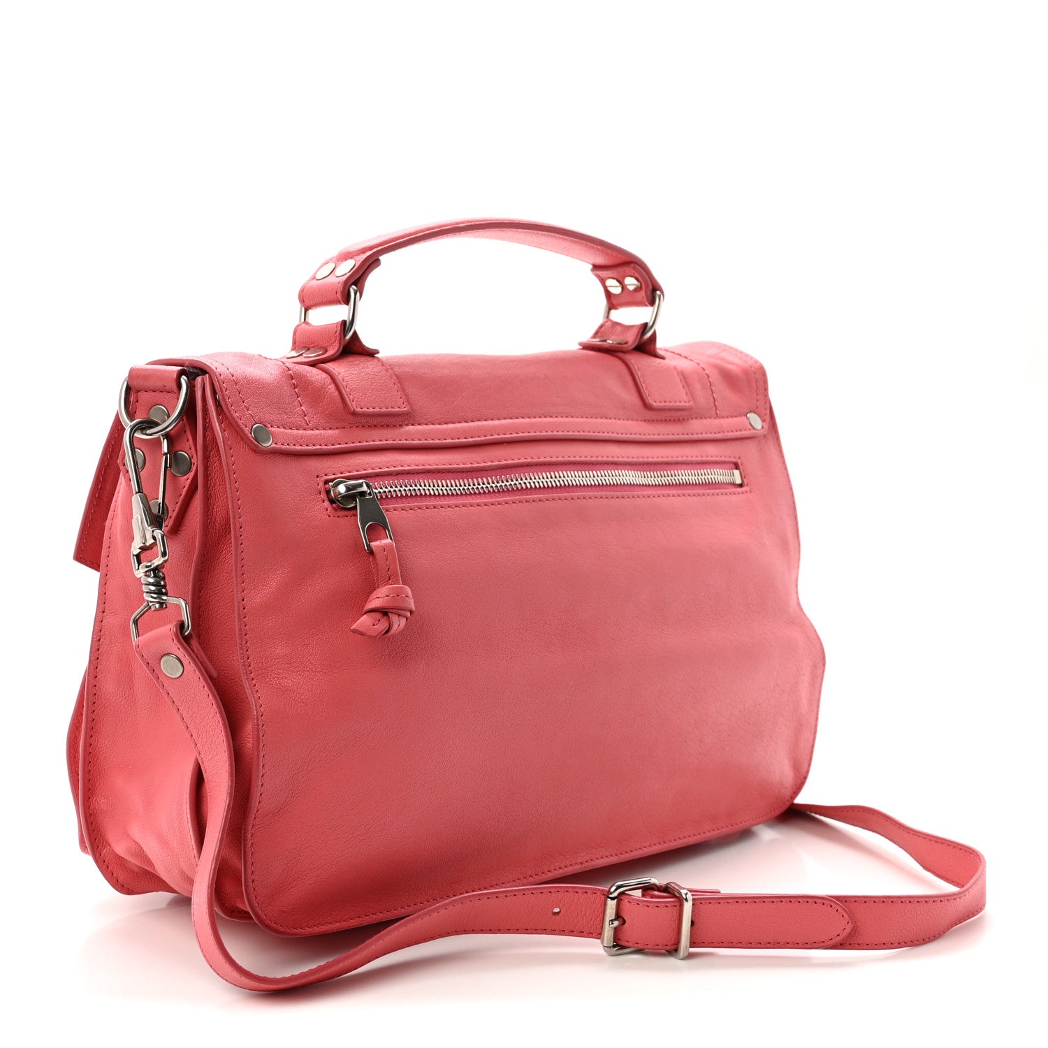 Proenza Schouler Lambskin Medium PS1 Satchel Hibiscus 3 of 9