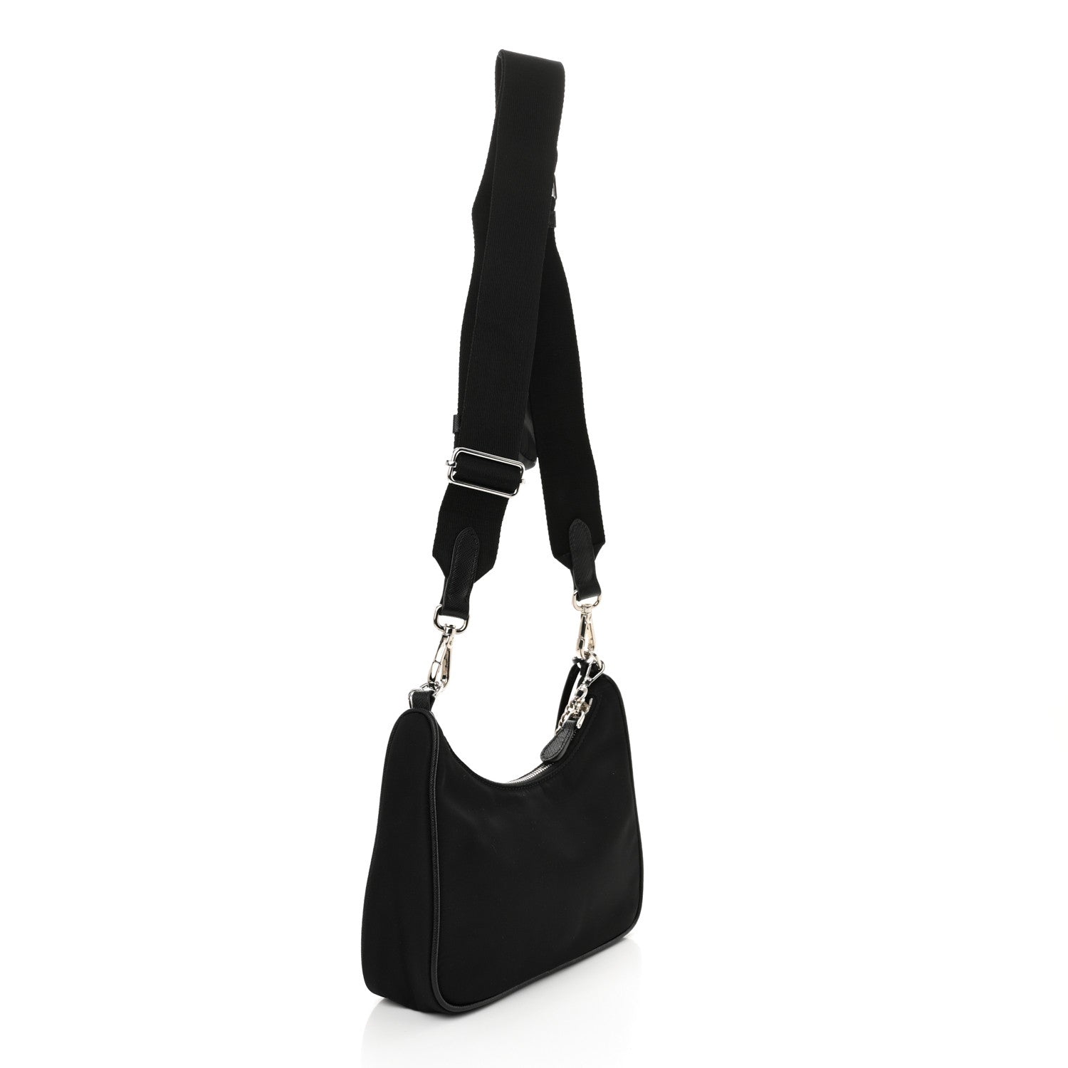 Prada Nylon Re-Edition 2005 Shoulder Bag Black 3 of 10