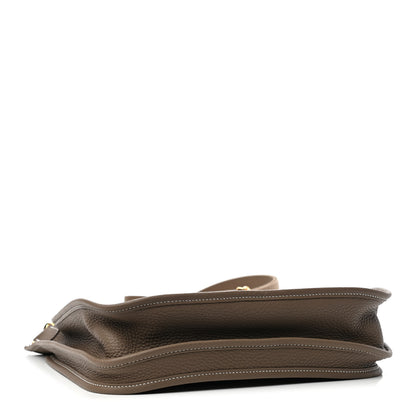 Hermes Taurillon Clemence Evelyne III PM Etoupe 3 of 4