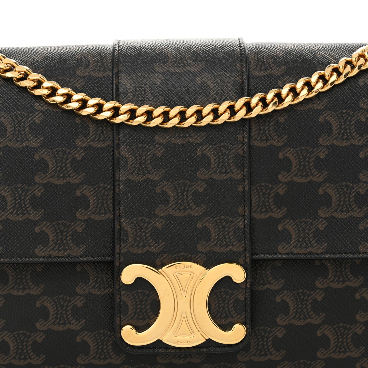 Triomphe Canvas Medium Victoire Tan
