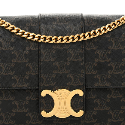 Celine Triomphe Canvas Medium Victoire Tan 7 of 11