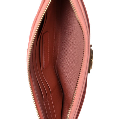 Chanel Caviar Quilted Classic Zip Boy Pouch Light Pink 5 of 9
